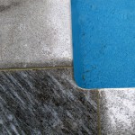 Granitplatten geklebt verfugt